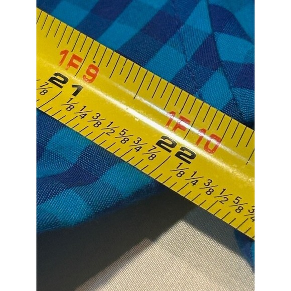 London Fog Mens Gingham Check Slim Fit Short Sleeve Button Down Shirt - Size XL - Picture 8 of 10